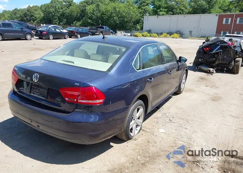 2012 Volkswagen Passat 2.5L Se из США, поврежденный, VIN 1VWBP7A3XCC031603